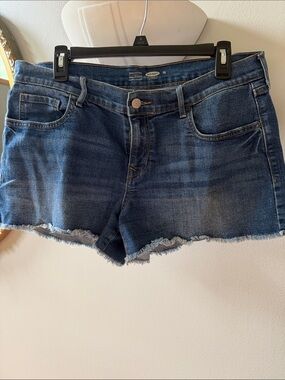 Old Navy Dark Blue Denim Cutoff Shorts